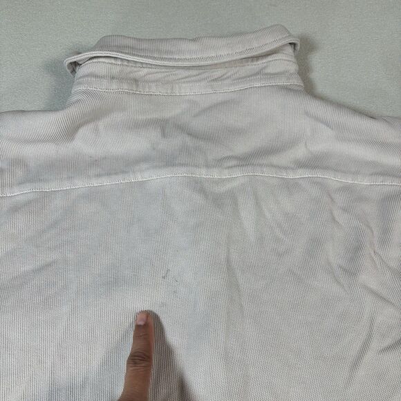 Alex Crane Sweater Mens Large Button Up Collared Cardigan Organic Cotton - Picture 4 of 8